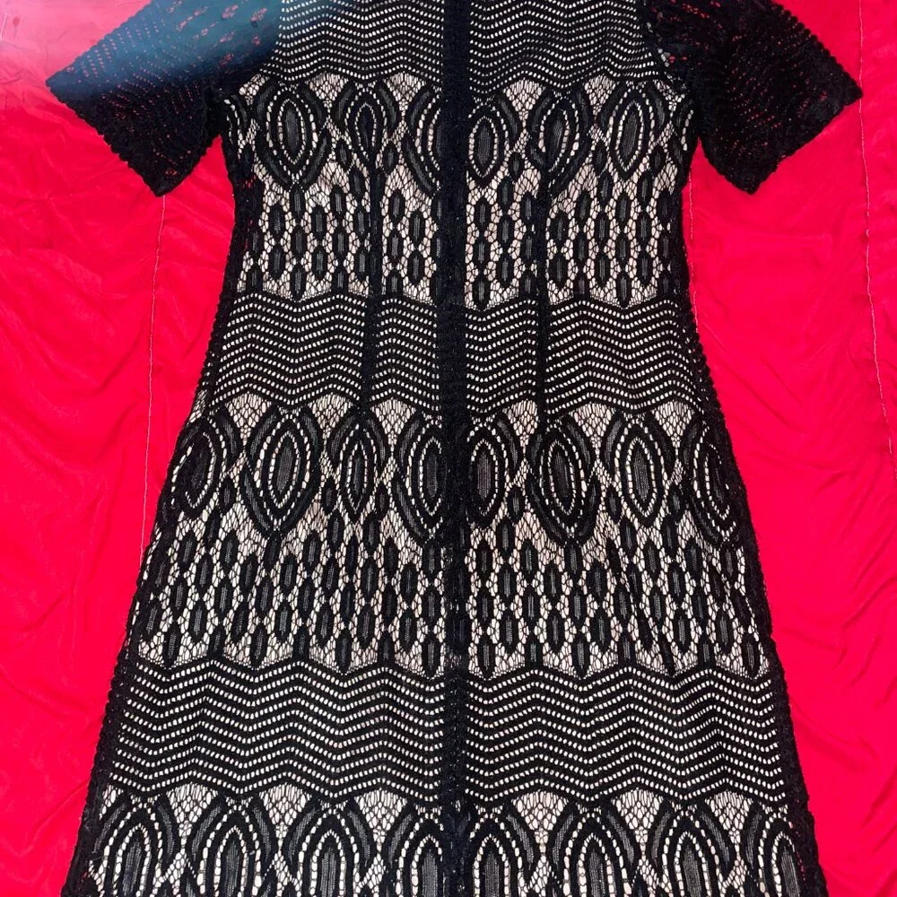 Black Lace Dress - Picture 2 of 2
